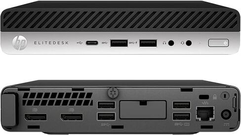 HP EliteDesk 705 G4 Mini Computer Desktop PC, AMD Ryzen 5 2400G, 16GB DDR4 RAM, 512GB SSD, Windows 11 Pro (Renewed) in Saudi Arabia