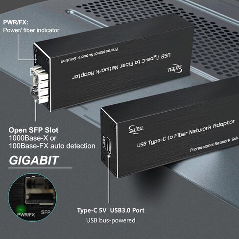 USB 3.0 to 100/1000base-X SFP Gigabit Fiber Network Adapter in Saudi Arabia