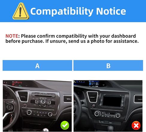 5G Wifi 8-core 4G+64G Car Stereo for Honda Civic 2013-2017 with 9-Inch 1280P QLED Touchscreen Wireless Carplay Android Auto OTA, Bluetooth 5.1 Car Radio DSP/Hi-Res Audio WIFI SWC GPS AHD Backup Camera in Saudi Arabia