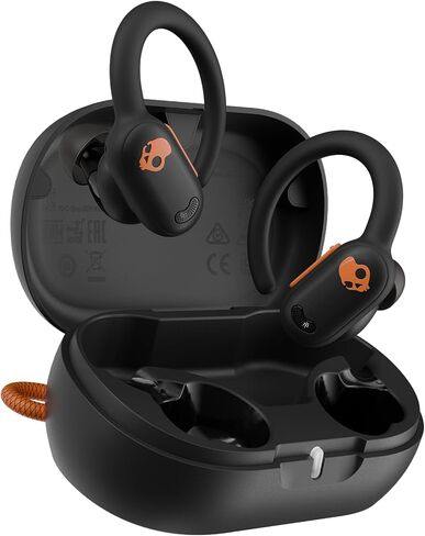 Skullcandy Push ANC Active Noise Cancelling Wireless Earbuds - Black/Orange in Kuwait