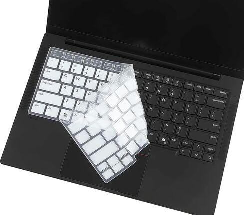 Keyboard Skin Compatible for 2024-2026 Lenovo Thinkpad L14 P14s Gen7/Gen 6/Gen 5 14", Thinkpad T14 T14s Gen 6/5 14", Thinkpad E14 Gen 7 14", ThinkPad P1 Gen 9/8/7 16", ThinkPad T1g Gen 9/8 16" (White) in Saudi Arabia