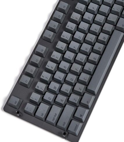 Qisan PBT Keycaps 108 Key Cherry Profile Keycap Set Dye-subbed for 61/87/104/108 MX Switches Mechanical Gaming Keyboard (Dark Grey) in Saudi Arabia