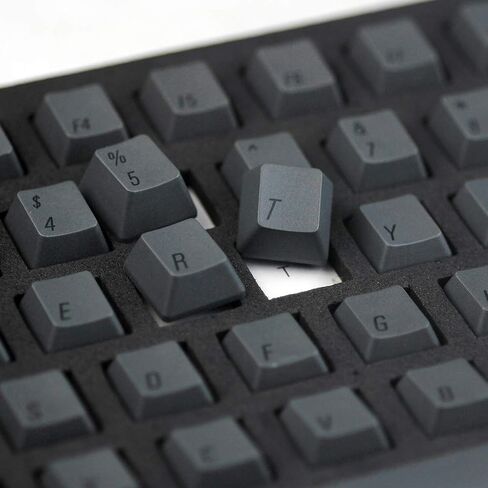 Qisan PBT Keycaps 108 Key Cherry Profile Keycap Set Dye-subbed for 61/87/104/108 MX Switches Mechanical Gaming Keyboard (Dark Grey) in Saudi Arabia