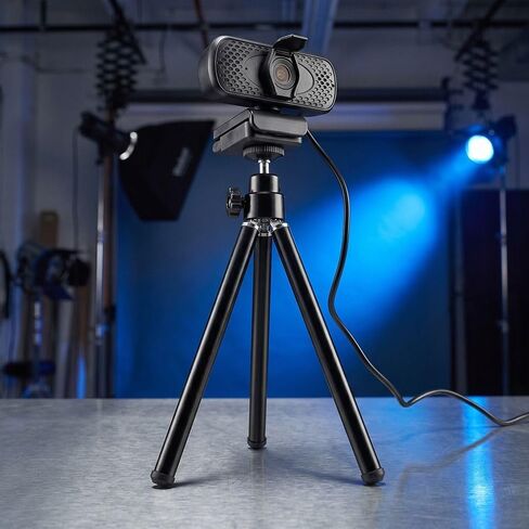 Camera Tripod 15-20cm Height – Portable Aluminum Alloy with 1/4" Screw for Webcam & Smartphone, Flexible Stand for Desktop & Travel in Saudi Arabia
