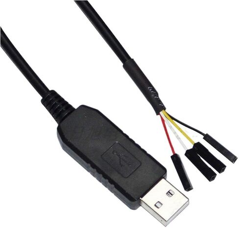 FT232RL Chip USB to UART TTL-232R Serial Cable 3.3V 5V 4P Download(TTL 3V3,1.8m) in Saudi Arabia