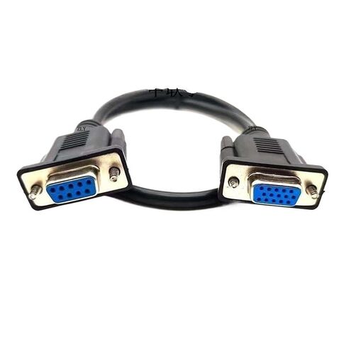 DB9 to DB15 Three Row V/GA RS232 Male to Female Pin ho/*le 15 9-pin Serial Port pl-UG Data Cord(1.5m,DB9 F-DB15 F) in Saudi Arabia
