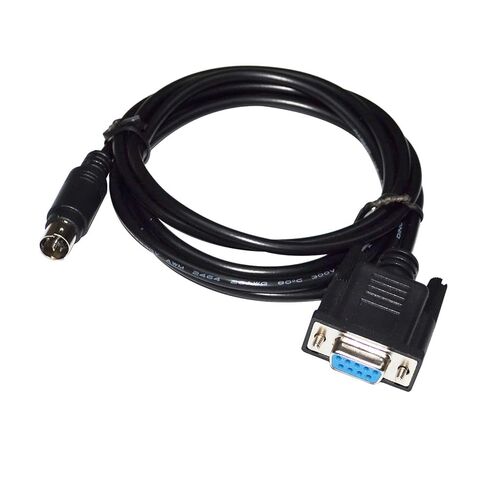 RS232 D-SUB 9P DB9 to M1ni DIN 5PIN MD5 Converter PLC Programming Cord for PC to GT11 Touch Screen Control KABLE(300cm) in Saudi Arabia