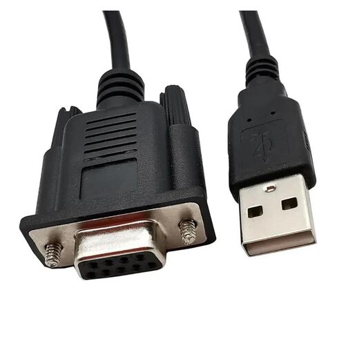 1.8M 6FT USB Male to DB9 RS232 COM Female Cord Adapter Converter Supports Win 7 8 10 Pro Sys/TEM in Saudi Arabia