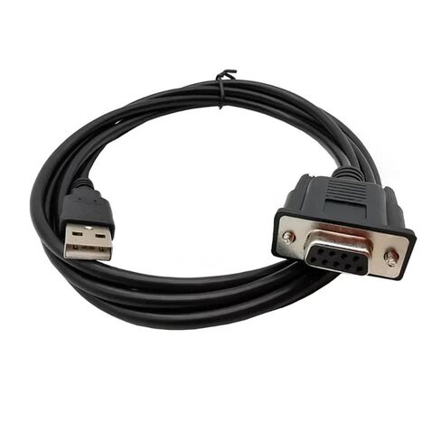 1.8M 6FT USB Male to DB9 RS232 COM Female Cord Adapter Converter Supports Win 7 8 10 Pro Sys/TEM in Saudi Arabia