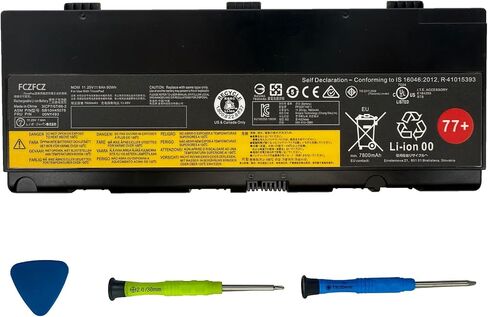 00NY493 بطارية كمبيوتر محمول 90Wh 8000mAh بديلة لجهاز Lenovo ThinkPad P50 20EN 20EQ ThinkPad P51 20MM 20MN 20HH 20HJ Series L17L6P51 L17M6P51 SB10H45078 00NY492 SB10H45077 01AV477 77+ 77++ 11.25 فولت in Kuwait