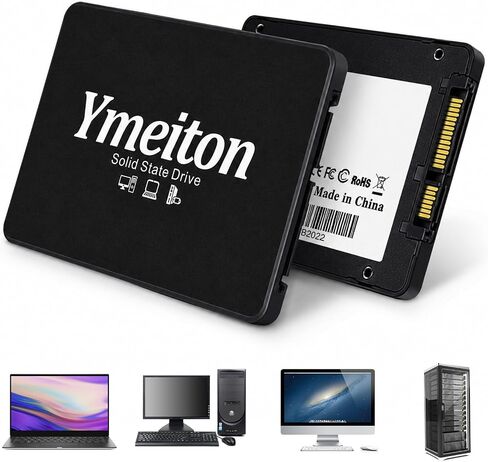 64GB SATA III 2.5 Inch SSD Internal Solid State Drive with 3D NAND TLC, Up to 400MB/s Read Speed for Laptop Desktop PC Upgrade, Black in Saudi Arabia