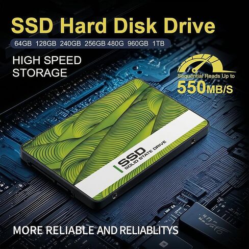 128GB SATA SSD 2.5-Inch Internal Solid State Drive, SATA3 Interface in Saudi Arabia