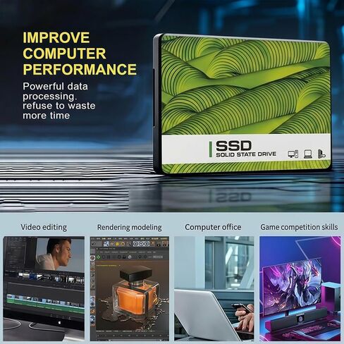 128GB SATA SSD 2.5-Inch Internal Solid State Drive, SATA3 Interface in Saudi Arabia