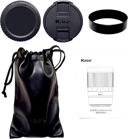 Kase 200mm F5.6 MC Reflex Mirror Aluminum Portrait Lens Compatible with Leica M Mount in Saudi Arabia