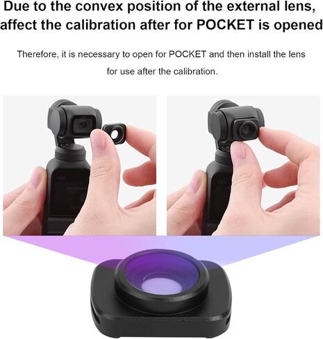 Portable Wide Angle Camera Lens Magnetic Anamorphic Lens Accessories for OSMO 2 in Saudi Arabia