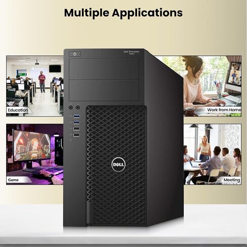 Dell Precision 3620 Tower Desktop Computer – Intel Core i7 6th Gen – 16GB RAM – 512GB SSD – GeForce GT 1030 – Keyboard & Mouse – Wi-Fi – Windows 11 Pro – Gaming PC (Renewed) in Saudi Arabia