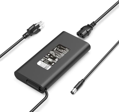 240W Laptop Charger Replacement for Dell Precision 7670 7680 7770 7780, Compatible with Dell Alienware M16 R2 M18 R2 X16 X17 X15 M15 R7 M17 R5, G15 G16 G7 G5 G3 Laptop 7.4mm tip GAN Power Adapter in Saudi Arabia