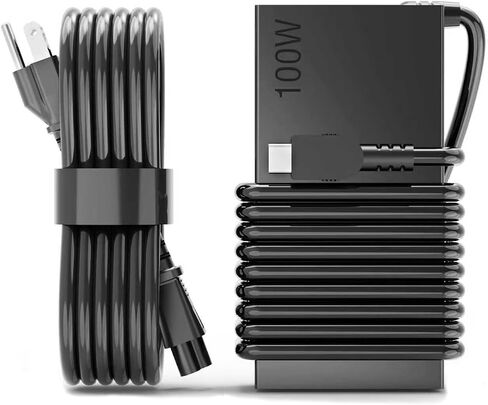 100W USB C Charger fit for Lenovo Yoga 9 9i 7 7i, Yoga Slim 7 Pro Laptop in Saudi Arabia