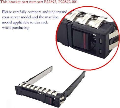 12pcs 2.5" Hard Drive Tray Caddy P22892 Bracket Compatible for HP Proliant in Kuwait