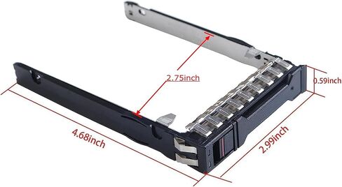 12pcs 2.5" Hard Drive Tray Caddy P22892 Bracket Compatible for HP Proliant in Kuwait