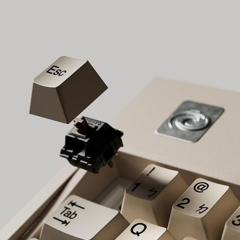 VORTEXKEYBOARD موديل M 65 ثلاثي الوضع، مقاس 65%، تصميم قديم وعتيق، لاسلكي، Hotswap، PBT Dyesub Cherry Profile، لوحة مفاتيح ميكانيكية، متوافقة مع Mac&Windows، قابلة للبرمجة (gateron_Brown) in Kuwait
