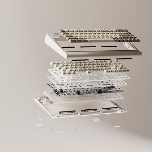 VORTEXKEYBOARD موديل M 65 ثلاثي الوضع، مقاس 65%، تصميم قديم وعتيق، لاسلكي، Hotswap، PBT Dyesub Cherry Profile، لوحة مفاتيح ميكانيكية، متوافقة مع Mac&Windows، قابلة للبرمجة (gateron_Brown) in Kuwait