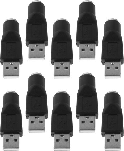 10pcs USB Female to Male Adapter for Keyboard Mouse Connection in Saudi Arabia