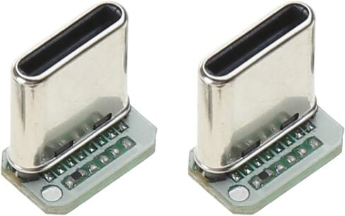 5PCS USB C Male Head 16p USB C Connectors Port Vertical Plugs Board 5 Voltages Copper for Shell 16pin USB C Male in Saudi Arabia