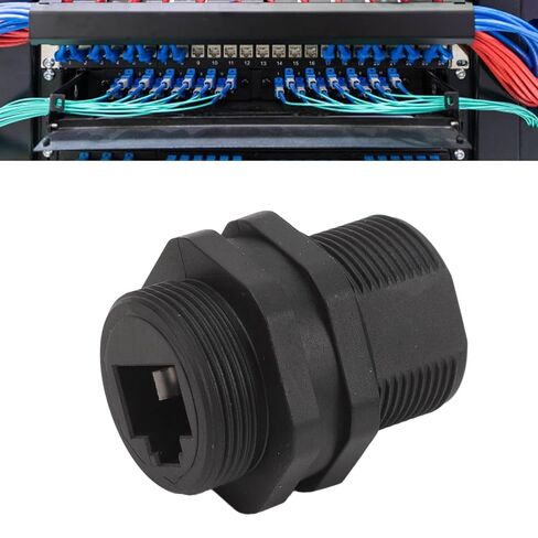 Ethernet Network Cable Connector IP68 Waterproof CAT6 Female to Female RJ45 Coupling Extender for 1x in Saudi Arabia