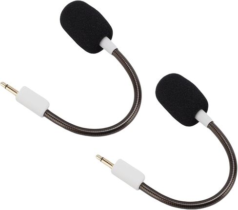 Detachable Replacement Noise Cancelling Microphone for BlackShark V2 Gaming Headset - Lossless Sound Quality for Gamers (White) in Saudi Arabia