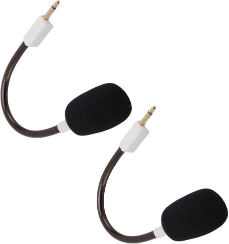 Detachable Replacement Noise Cancelling Microphone for BlackShark V2 Gaming Headset - Lossless Sound Quality for Gamers (White) in Saudi Arabia