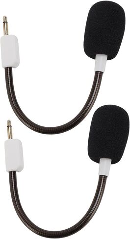 Detachable Replacement Noise Cancelling Microphone for BlackShark V2 Gaming Headset - Lossless Sound Quality for Gamers (White) in Saudi Arabia