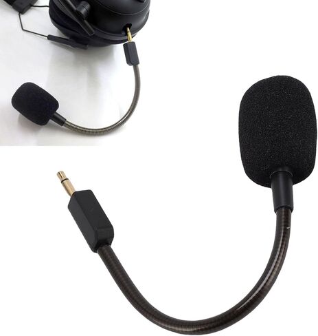 Detachable Replacement Microphone with Noise Cancelling for BlackShark V2 Gaming Headset, Lossless Sound Quality for Gamers (Black) in Saudi Arabia