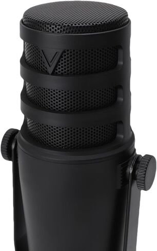 USB Condenser Microphone High Sensitivity, Wired PC Mic Gaming Streaming Podcast, Lightweight Portable USB Microphone, Black in Saudi Arabia