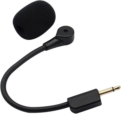 Microphone for Headse 6pcs Microphone Replacement for Wireless Gaming Headset 3.5mm Detachable Microp in Saudi Arabia
