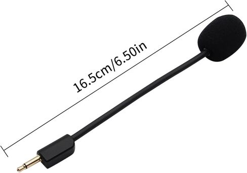 Microphone for Headse 6pcs Microphone Replacement for Wireless Gaming Headset 3.5mm Detachable Microp in Saudi Arabia