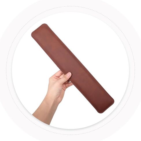 Crazy Horse Leather Keyboard Mouse Wrist Rest Pad Set in Saudi Arabia