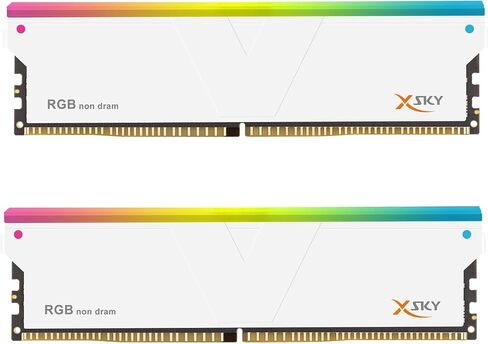 V-Color Manta XSky DDR5 RGB Filler Solution - 2X Modules - 0GB RAM - Intel/AMD Compatible - White with Light Rod (White) in Saudi Arabia
