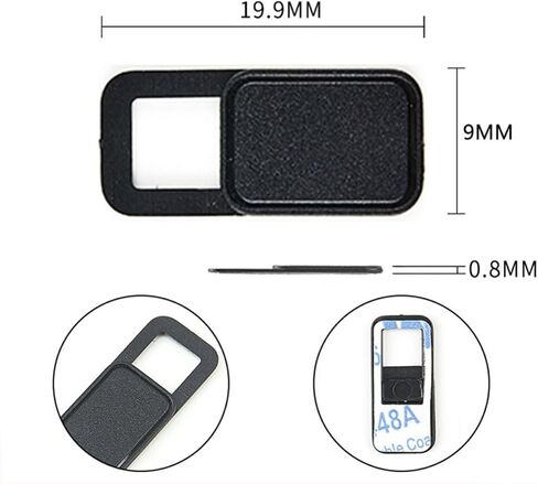 9Pcs Plastic Oval Webcam Cover Slider for Laptops and Tablets in Saudi Arabia