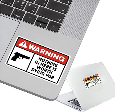 10Pcs(5In) Nothing in Here is Worth Dying for Sticker - There is Nothing in Here Worth Your Life Bumper Sticker in Saudi Arabia