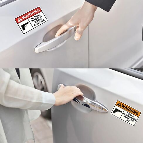 10Pcs(5In) Nothing in Here is Worth Dying for Sticker - There is Nothing in Here Worth Your Life Bumper Sticker in Saudi Arabia