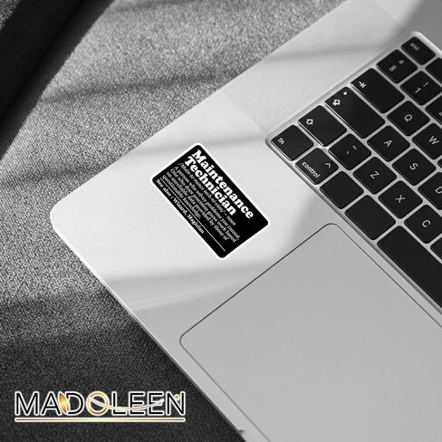 (5Pcs) Funny Maintenance Technician Men Stickers 3 Inch, Job Definition Funny Maintenance Technician Men Gift Decorations, Waterproof Vinyl Decal for Laptop, Water Bottles, Car, Phone in Saudi Arabia