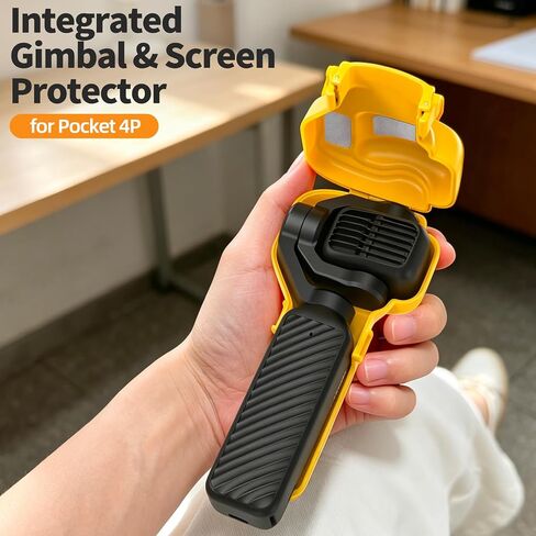 Gimbal Screen Protective Cover for DJI Osmo Pocket 4 Pro, Pocket 4P Hard Lens Cap Gimbal Screen Protector Guard Accessories in Saudi Arabia