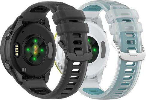 Jelly Silicone Band for Garmin Vivoactive 6/5/3,Forerunner 165/55/570 42mm in Saudi Arabia
