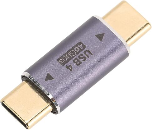 USB C Male to Male Adapter High Speed 40Gbps PD 100W for in Saudi Arabia