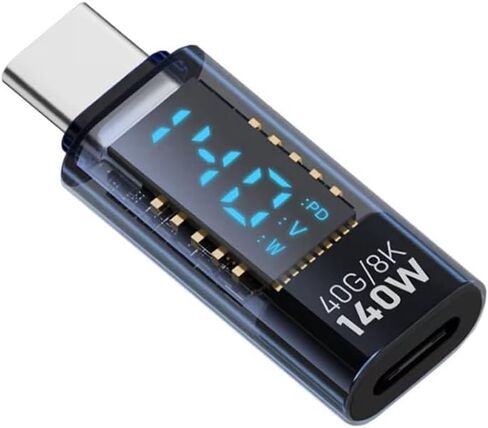 USB C Adapter with Transparent Shell PD Chip 140W 40Gbps 8K/60Hz in Saudi Arabia