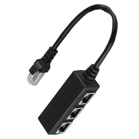 MAVIS LAVEN RJ45 Ethernet Splitter, 1 Male to 3 Female Port Connector Adapter for Network Cable Extension in Saudi Arabia