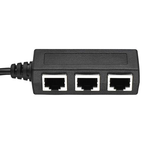 MAVIS LAVEN RJ45 Ethernet Splitter, 1 Male to 3 Female Port Connector Adapter for Network Cable Extension in Saudi Arabia