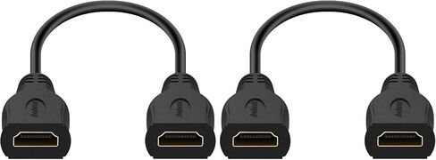 4K HDMI Extension Cable 1 FT Female to Female, Gold Plated High Speed HDMI2.0 Extender Double Female HDMI Connector Support 4K@60 HZ,3D in Saudi Arabia