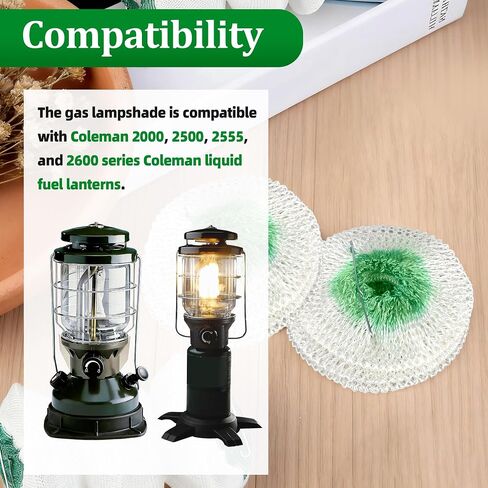 5 PCS Lantern Mantles, #95 Insta-Clip Accordion Shape Mantle for Coleman in Saudi Arabia